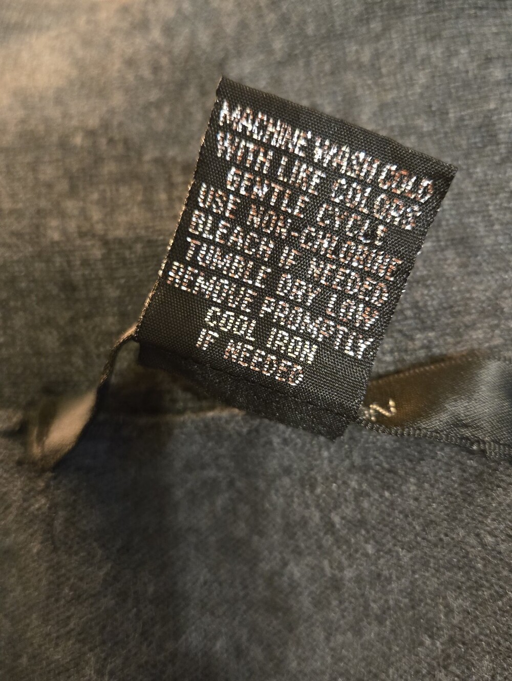 89th & Madison Open Front Longline Cardigan Sweater - Dark Heather Gray plus 2X - Picture 8 of 11